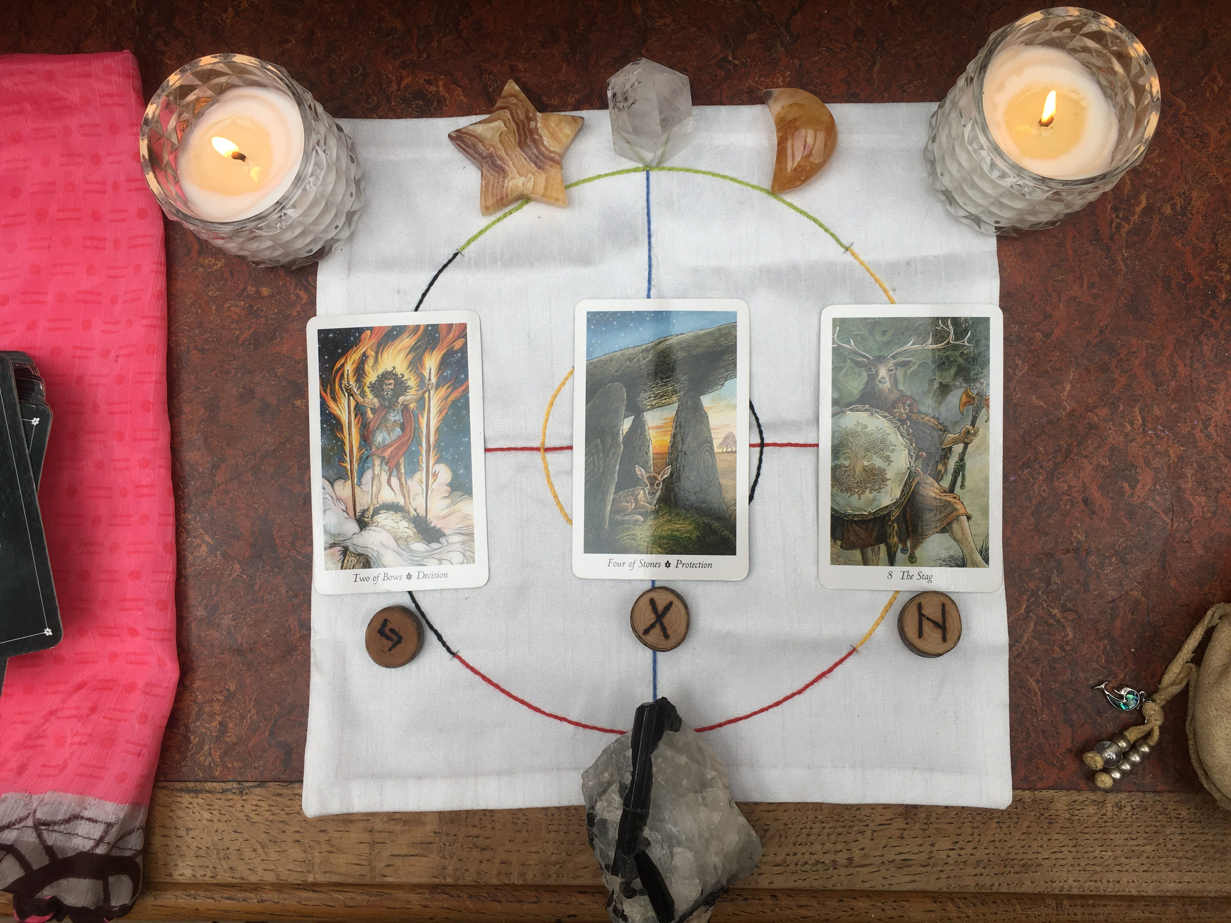Solstice Full Moon Tarot & Rune Reading
