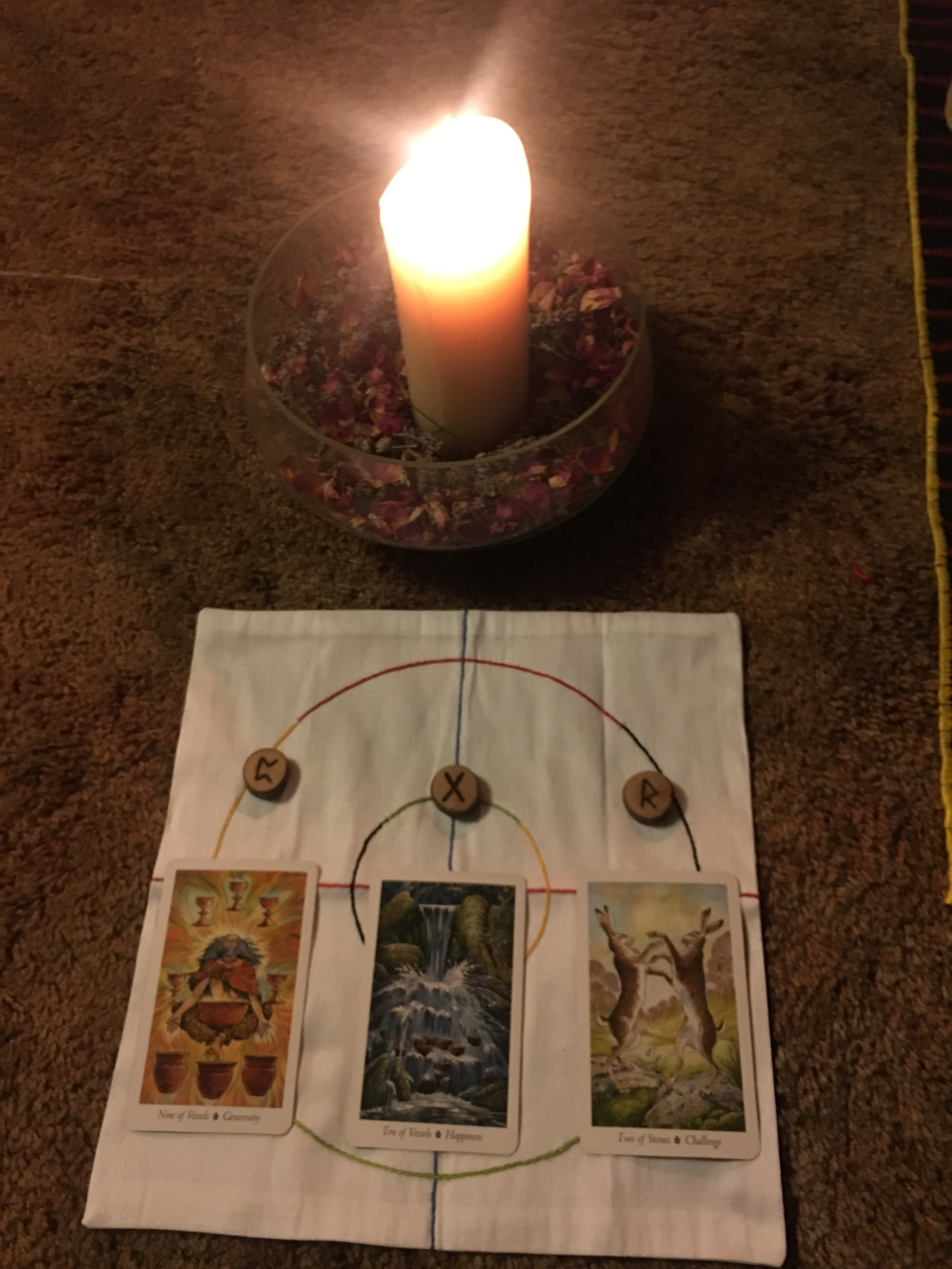 Full Moon Tarot & Rune Cast for April 2024